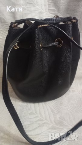 Малка черна чанта H&M.Дамска малка чанта от еко кожа, снимка 2 - Чанти - 43829308