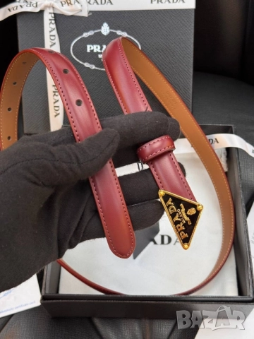 Колан+сертификат+торбичка prada christian dior , снимка 2 - Колани - 51960525