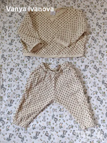 Zara комплект 12-18 месеца, снимка 3 - Комплекти за бебе - 49301937