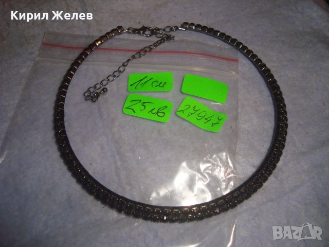 СТИЛНО ВЕЧЕРНО ВИНТИДЖ АРТ КОЛИЕ ОГЪРЛИЦА НАКИТ 27947, снимка 2 - Колиета, медальони, синджири - 37093567