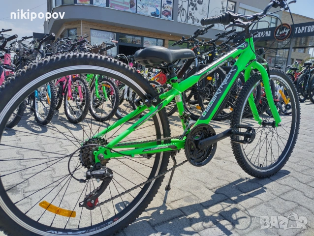 PASSATI Велосипед 26" CYBERTRECK зелен, снимка 6 - Велосипеди - 53561762