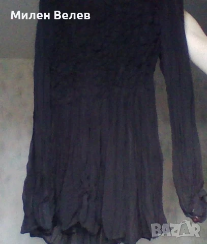 Черна рокля , снимка 3 - Рокли - 50497075