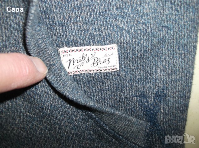 Суичър MILLS BROTHERS   мъжки,С-М, снимка 4 - Суичъри - 27252424