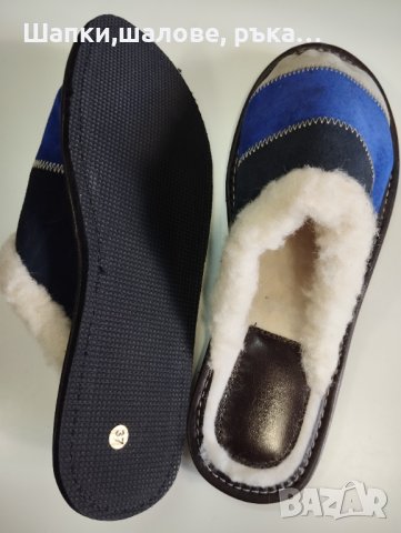 79 Дамски кожени пантофи , снимка 2 - Пантофи - 43571075