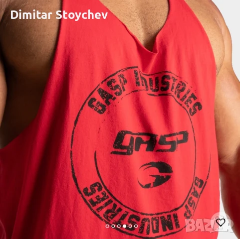Gasp - Stringer- Фитнес потник, снимка 3 - Спортни дрехи, екипи - 50925300