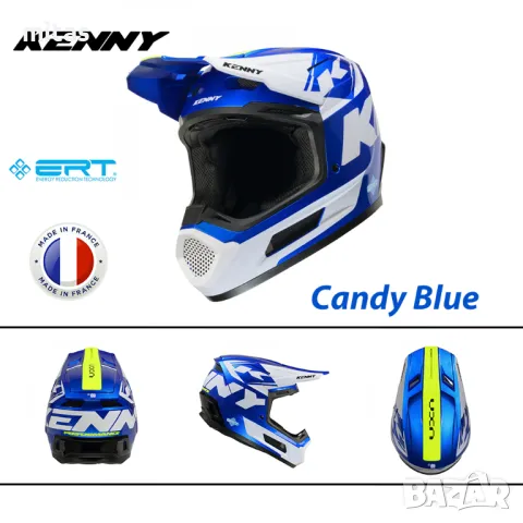 Кросова каска KENNY PERFORMANCE 2025, Full Face, Защита ERT - ФРАНЦИЯ, снимка 2 - Аксесоари за велосипеди - 48313441