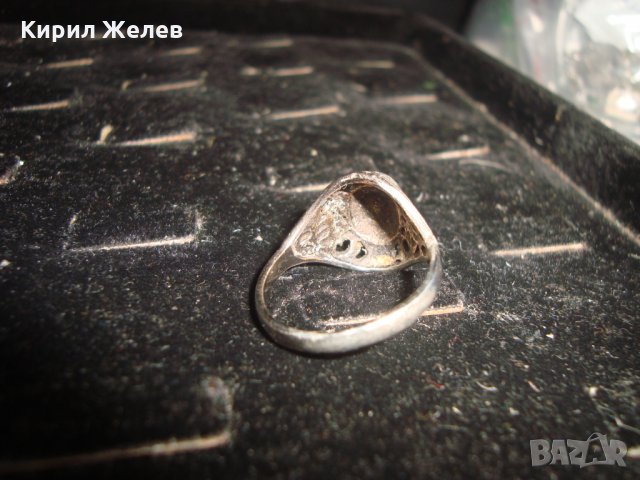 СТАРИНЕН МАЙСТОРСКА РЕТРО АРТ ИЗРАБОТКА ВИНТИДЖ ПРЪСТЕН ФИЛИГРАНЕН МОДЕЛ РЯДЪК 22236, снимка 9 - Антикварни и старинни предмети - 33046994