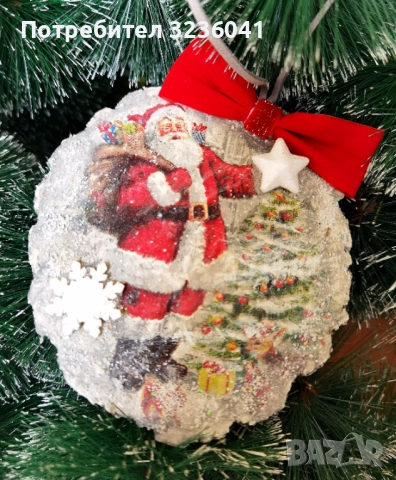 Ръчно изработени коледни украшения , снимка 3 - Коледни подаръци - 52461704