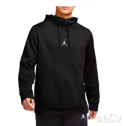 Суитшърт с качулка Jordan M J AIR THERMA FLEECE HOODIE размер Л