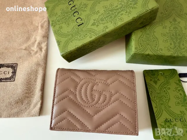 Портмоне GUCCI естествена кожа, снимка 4 - Портфейли, портмонета - 49842687
