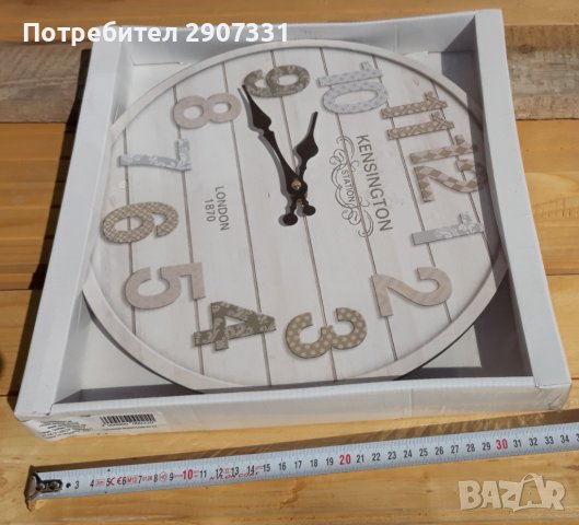 Часовник класически. 34см. Нов!, снимка 4 - Стенни часовници - 39378121