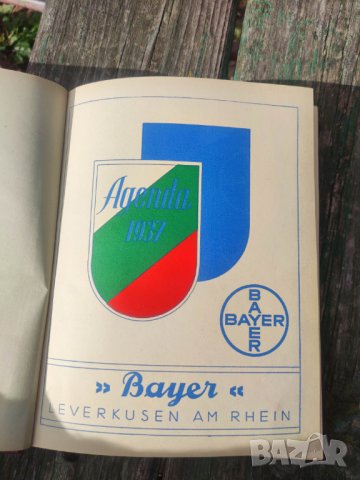 Тефтер Bayer Agenda 1937 , снимка 2 - Други ценни предмети - 42946623