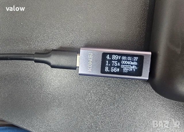 Type C USB тестер волтметър амперметър за проверка на зарядно телефон лаптоп портове