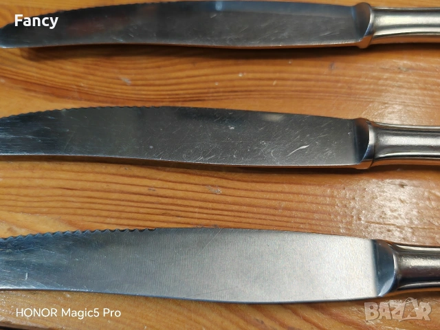 Ножове за хранене Solingen 3 бр, снимка 8 - Прибори за хранене, готвене и сервиране - 53469757