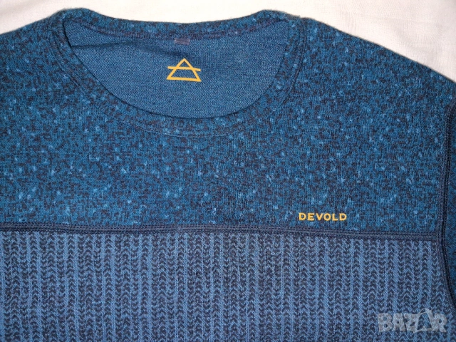 Devold Kvitegga Merino 230 Shirt Man Woods (L) мъжка двулицева термо блуза, снимка 2 - Спортни дрехи, екипи - 53485606