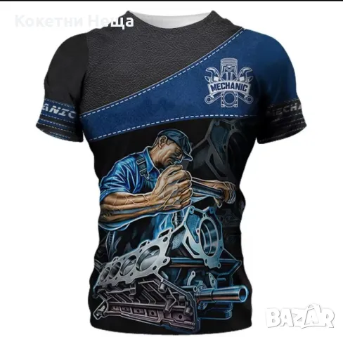 тениска за майстори размери М, снимка 4 - Тениски - 48937399