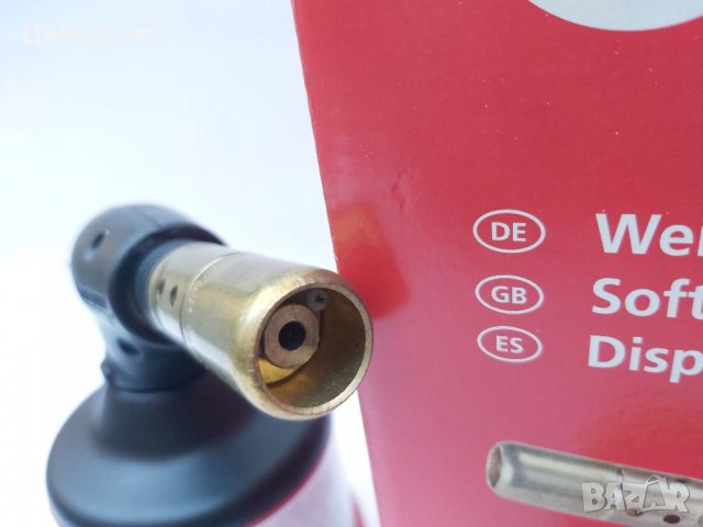 Горелка Rothenberger Roflame Piezo Горелка в комплект с буренце газ , снимка 5 - Други машини и части - 38135648
