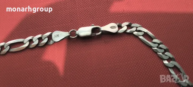 Сребърна верижка , снимка 4 - Колиета, медальони, синджири - 48484249