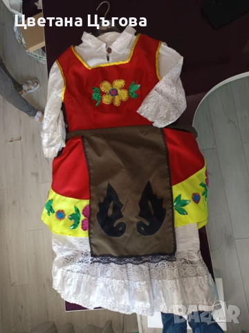 фолклорна риза, престилка, сукман, снимка 4 - Детски рокли и поли - 52826592