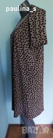 Два броя / Клоширана еластична рокля тип туника "nermod" и "miXXim" / голям размер , снимка 6 - Туники - 32962993