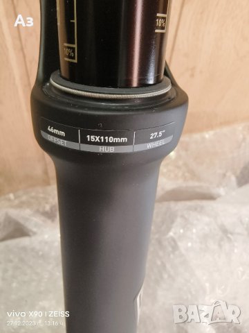 Вилка RockShox Lyrik RCT Remote 27.5" DebonAir 160mm Boost ONELOC 15X110mm, снимка 5 - Части за велосипеди - 43560393