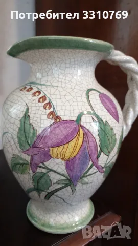 Голяма италианска порцеланова ваза/кана. , снимка 1