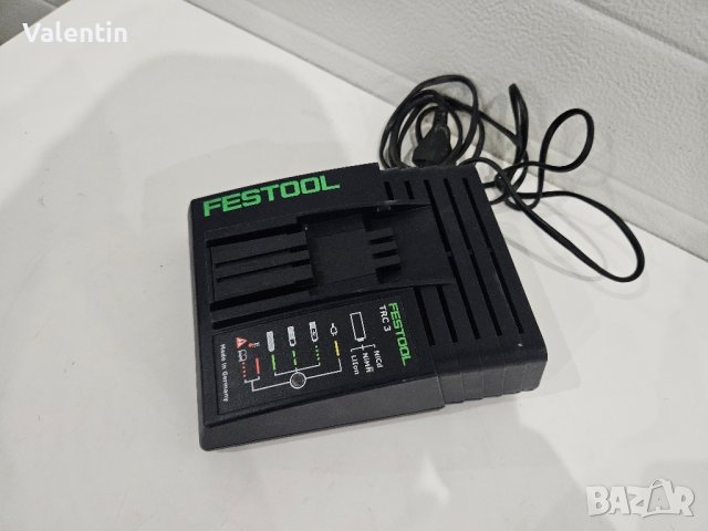 Festool TRC 3 зарядно за винтоверт 