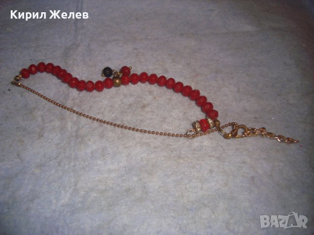 СТАРА РЕТРО СТИЛ РЪЧНА ИЗРАБОТКА ФАСЕТИРАНА ГРИВНА 8775, снимка 6 - Антикварни и старинни предмети - 37026738