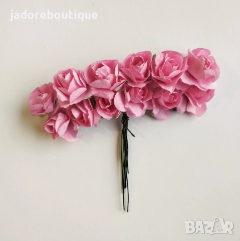 Хартиени розички - клонка - различни цветове, снимка 3 - Други - 47047101