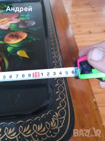 Стар поднос #19, снимка 4 - Други ценни предмети - 49154847