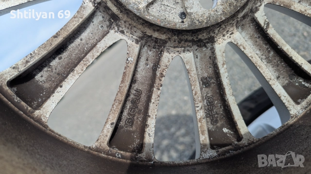 Оригинални алуминиеви джанти 16 цола с летни гуми за Субару Импреза, снимка 4 - Гуми и джанти - 51741964