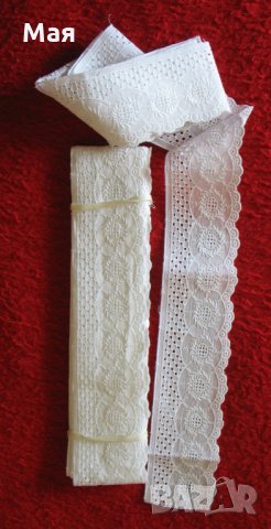 Нова памучна дантела - различни видове и цветове, снимка 1