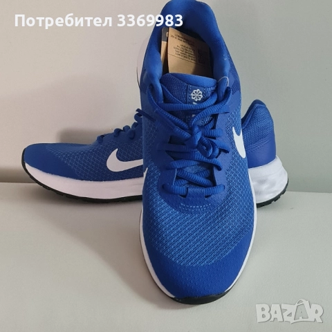 Маратонки за бягане Nike Revolution 6 Nn (Gs) DD1096 411 Син, снимка 2 - Маратонки - 52121454