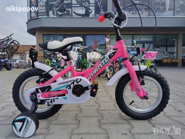 PASSATI Велосипед 12" HAMATO розов, снимка 11 - Велосипеди - 53531369