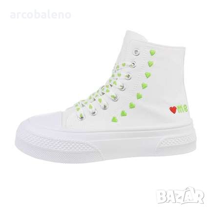 Дамски високи кецове, 6цвята, снимка 8 - Кецове - 44037291