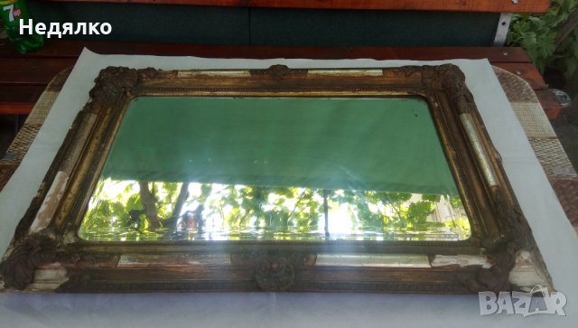 Старо австрийско бароково огледало, снимка 7 - Антикварни и старинни предмети - 33467598