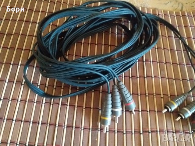 Качествен кабел 5м аудио/видео, снимка 5 - Други - 28932206