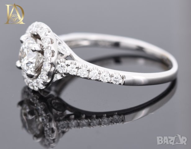 Нов Сет от Два Златни Пръстена с 1.52кт Естествени Диаманти, снимка 5 - Пръстени - 44104001