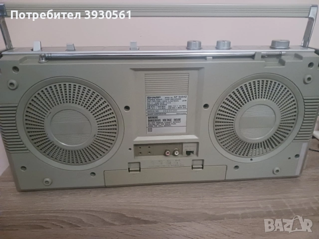 Касетофон Sharp GF-5454Z, снимка 4 - Радиокасетофони, транзистори - 53200385