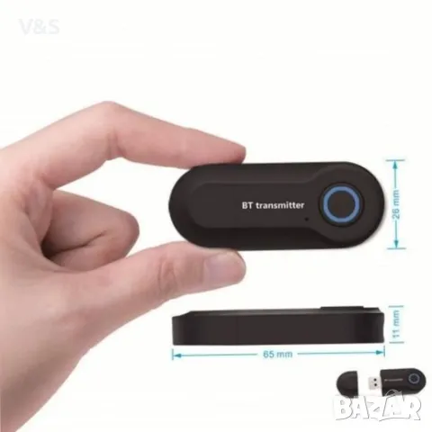 Blutooth предавател Безжичен Bluetooth адаптер 3,5 мм жак AUX + USB, снимка 6 - Други - 48132798