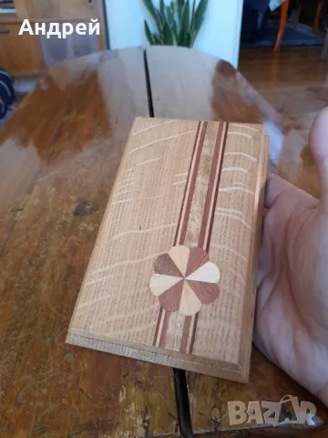 Стар дървен бележник, снимка 3 - Други ценни предмети - 49103325