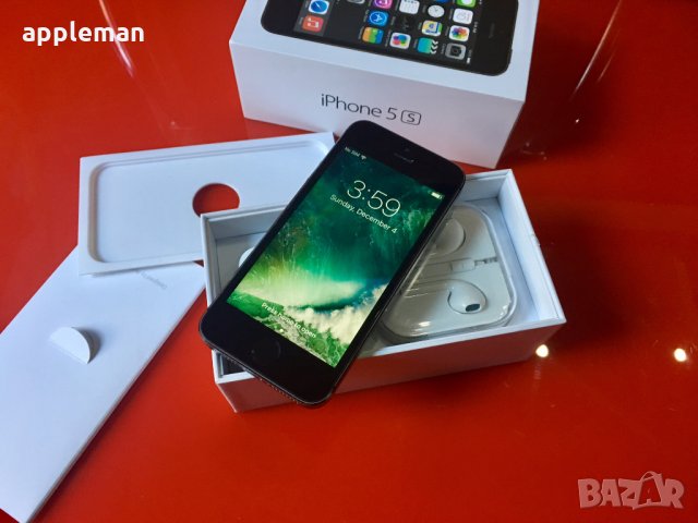 Apple iPhone 5S 16Gb Space Gray Фабрично отключен Айфон телефон, снимка 8 - Apple iPhone - 27591226