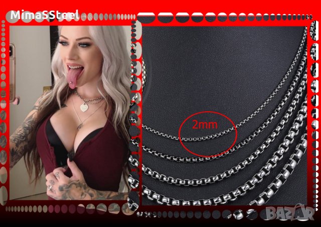 Ланче верижка колие ланец, снимка 13 - Колиета, медальони, синджири - 28010339