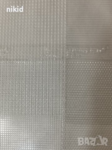 4 бр Точки квадрати квадратчета линии редове текстура релеф платно пластмасов стенсил отпечатък, снимка 2 - Форми - 36601469