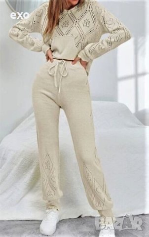 Суитчър с  панталон, Модерен зимен комплект, Комплент пуловер с панталон