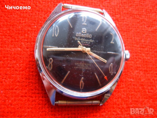Atlantic Worldmaster 21 jewels Мъжки ръчен часовник от 70-те, снимка 4 - Мъжки - 40100296