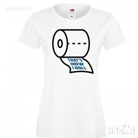 Дамска тениска Корона вирус corona virus COVID-19 That is How I Roll, снимка 3 - Тениски - 33168749