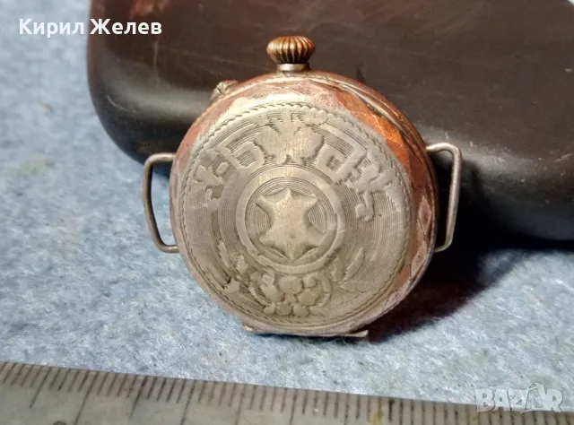 GALONNE Стар 19 Век ШВЕЙЦАРСКИ ПОЗЛАТЕН СРЕБЪРЕН ДЖОБЕН ЧАСОВНИК СРЕБРО 800 ПРЕПРАВЕН на РЪЧЕН 38326, снимка 6 - Антикварни и старинни предмети - 48289005