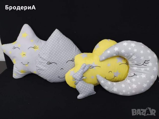 Декоративни възглавнички за бебешко легло /кошара , снимка 17 - Други - 28339703