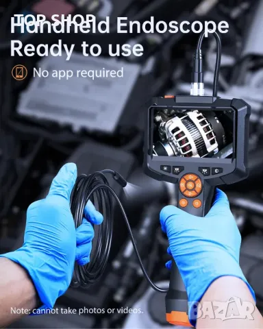 Ендоскопска камера двойна леща 4.3'' IPS екран 1080P HD  Ендоскоп бароскоп за инспекция, снимка 8 - Друга електроника - 49049715